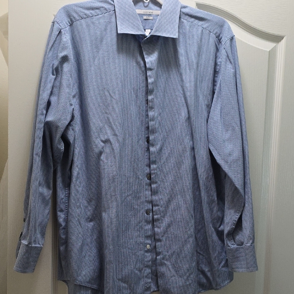 Blue Dress Shirt Classic Cotton Blend